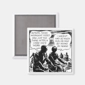 Aimant déambulations lunaires (Recto/Verso)