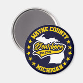 Aimant Dearborn, Michigan (Recto/Verso)