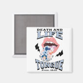 Aimant Death And Life Tongue Christian  (Recto/Verso)