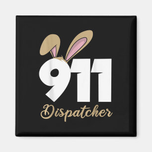 Aimant Débardeur à capuche pour dispatcher 911 de Pâques