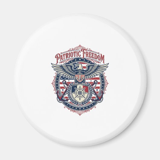 Aimant Débardeur graphique vectoriel prépa côtier patriot (Devant)