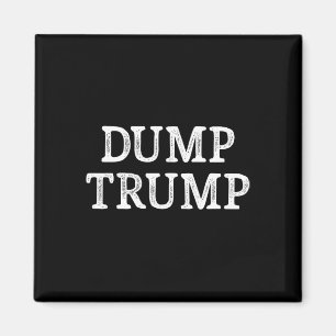 Aimant Débarrassez-vous de Trump - Style Rétro -