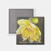 Aimant "Décembre Flower : Narcissus" de Janae Lehto (Recto/Verso)