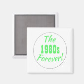 Aimant Décennie 1980 Retro Neon (Recto/Verso)