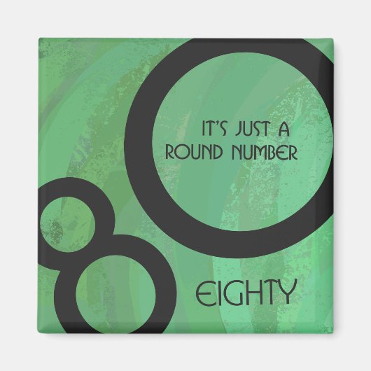 Aimant Décennie verte 80e anniversaire (Devant)