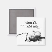 Aimant Décès d'une ampoule (Recto/Verso)