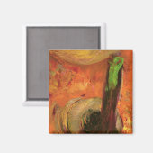 Aimant Décès vert (Recto/Verso)