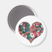 Aimant Déchets mexicains/américains en détresse - forme c (Recto/Verso)