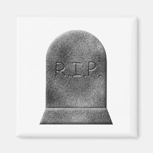 Aimant Déchirure de pierre tombale de Halloween