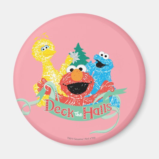 Aimant Deck Hall Sesame Street (Devant)