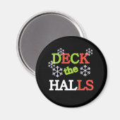 Aimant Deck the Halls (Recto/Verso)