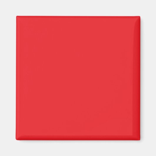 Aimant Déclaratif Minimaliste Rouge Luxe (Devant)
