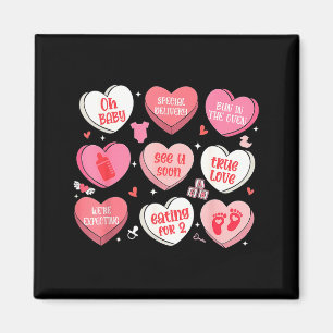 Aimant Déclaration de grossesse de la Saint-Valentin en f