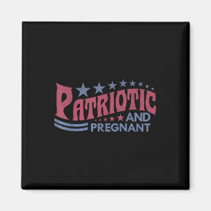 Aimant Déclaration de grossesse du 4 juillet Mama Patriot