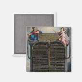 Aimant Déclaration des droits de l'homme et du citoyen (Recto/Verso)