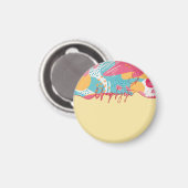 Aimant Déclaration Féminine Audacieuse et Sans Compromis (Recto/Verso)