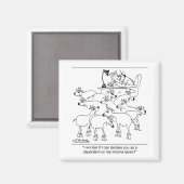 Aimant Déclarer les chèvres dépendantes (Recto/Verso)