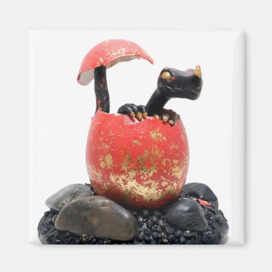 Aimant d'éclosion de dragon noir (Devant)