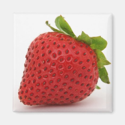 Aimant Décor d'aimant fraise (Devant)