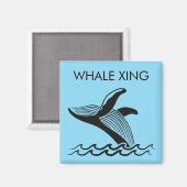 Aimant Décor de la porte de croisière de l'Alaska | Crois (Recto/Verso)