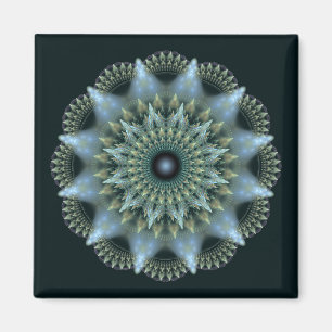 Aimant Décor étoile brillant fractal