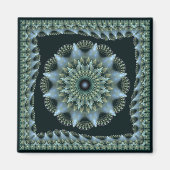 Aimant Décor étoile brillant fractal (Devant)