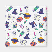 Aimant Décor motif d'Halloween (Devant)