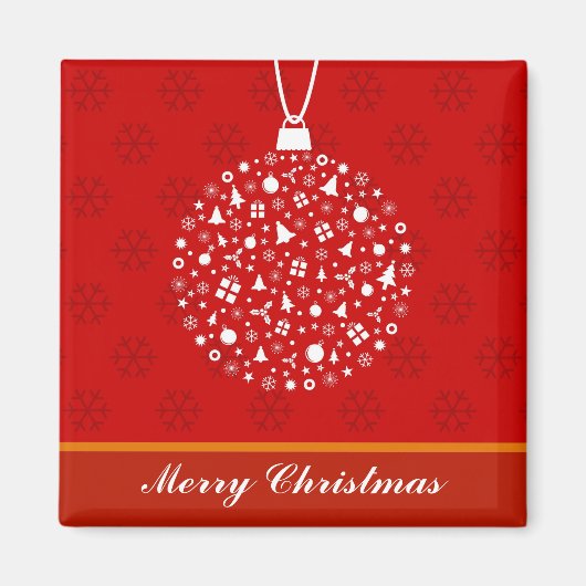 Aimant Décor oratif de Noël (Devant)