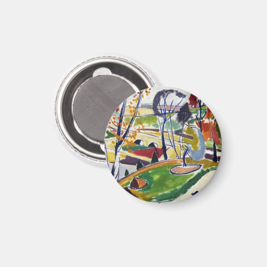 Aimant Décor Plat par Henry Lyman Sayen, (Recto/Verso)