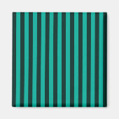 Aimant Décor Turquoise Vertical Stripes (Devant)