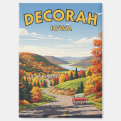 Aimant Decorah Iowa Travel (Recto)