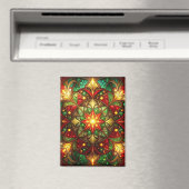 Aimant décoratif de Noël vert rouge (In Situ (Lave-vaisselle))