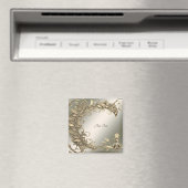 Aimant décoratif doré moderne élégant (In Situ (Lave-vaisselle))