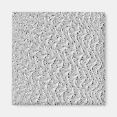 Aimant décoratif en argent (Devant)