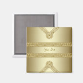 Aimant décoratif or (Recto/Verso)