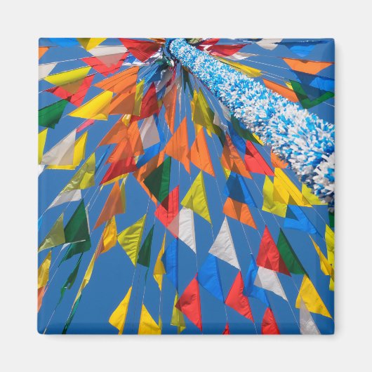 Aimant Décoration de drapeau triangulaire (Devant)