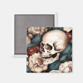 Aimant Décoration des crânes (Recto/Verso)