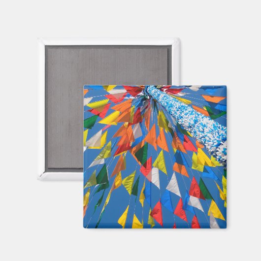 Aimant Décoration du drapeau triangle (Recto/Verso)