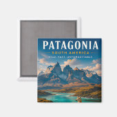 Aimant 🏔️ Décoration intérieure de paysage sauvage de mo (Recto/Verso)