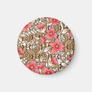 Aimant Décoration magnétique florale Réfrigérateur esth