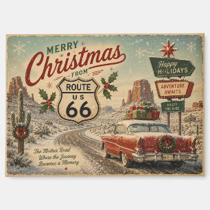 Aimant Décoration vintage de réfrigérateur pour Noël sur