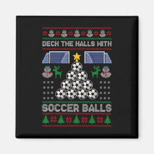 Aimant Décorez Le Hall Avec Un Noël Moche De Football