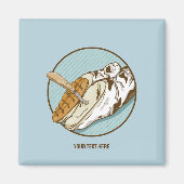 Aimant Découpage du capot de vache (Devant)