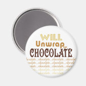 Aimant Découper le chocolat (Recto/Verso)