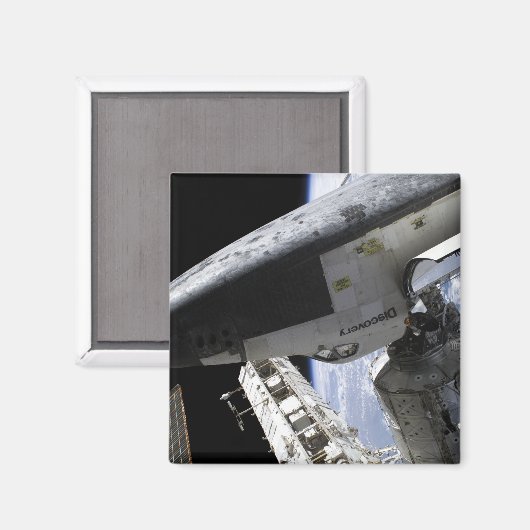 Aimant Découverte de navette spatiale ancrée (Recto/Verso)