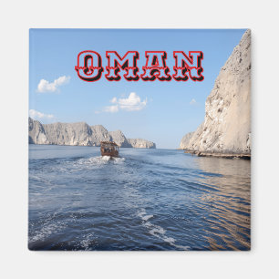 Aimant Découvrez la beauté majestueuse de la côte omanais