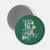 Aimant découvrez les halls Typographie (Recto/Verso)