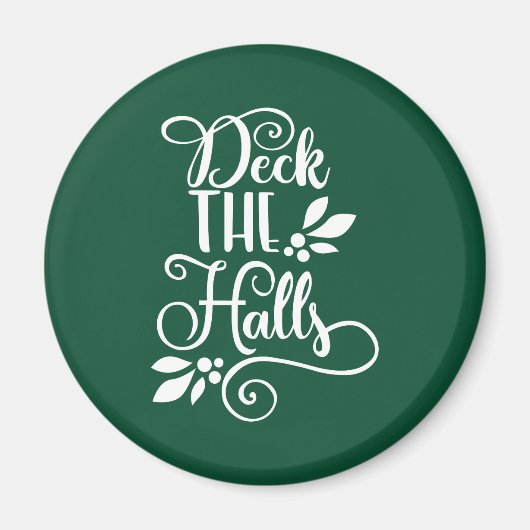 Aimant découvrez les halls Typographie (Devant)