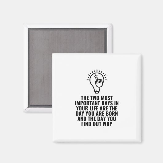 Aimant Découvrez pourquoi (Recto/Verso)