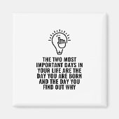 Aimant Découvrez pourquoi (Devant)